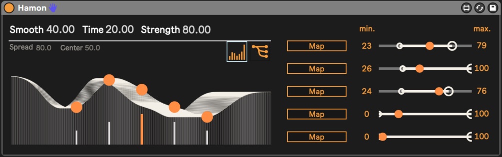 Hamon: Fluid Simulation Polyphonic LFO for Ableton Live